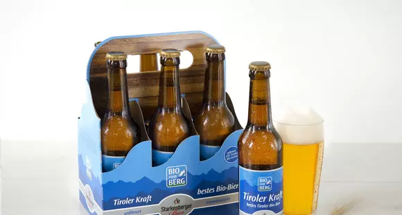 Tiroler Kraft im Sechserträger:  Bio-Bier aus Tirol jetzt neu bei MPREIS 